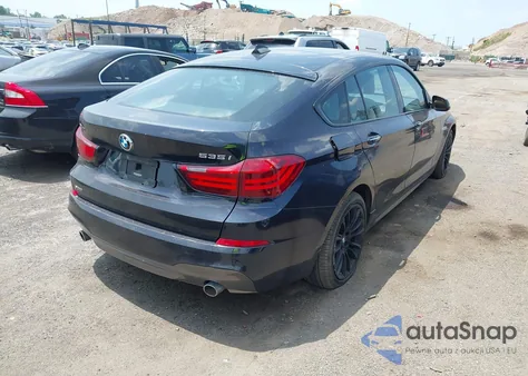 2017 BMW 535 Xigt из США, поврежденный, VIN WBA5M4C31HD187080